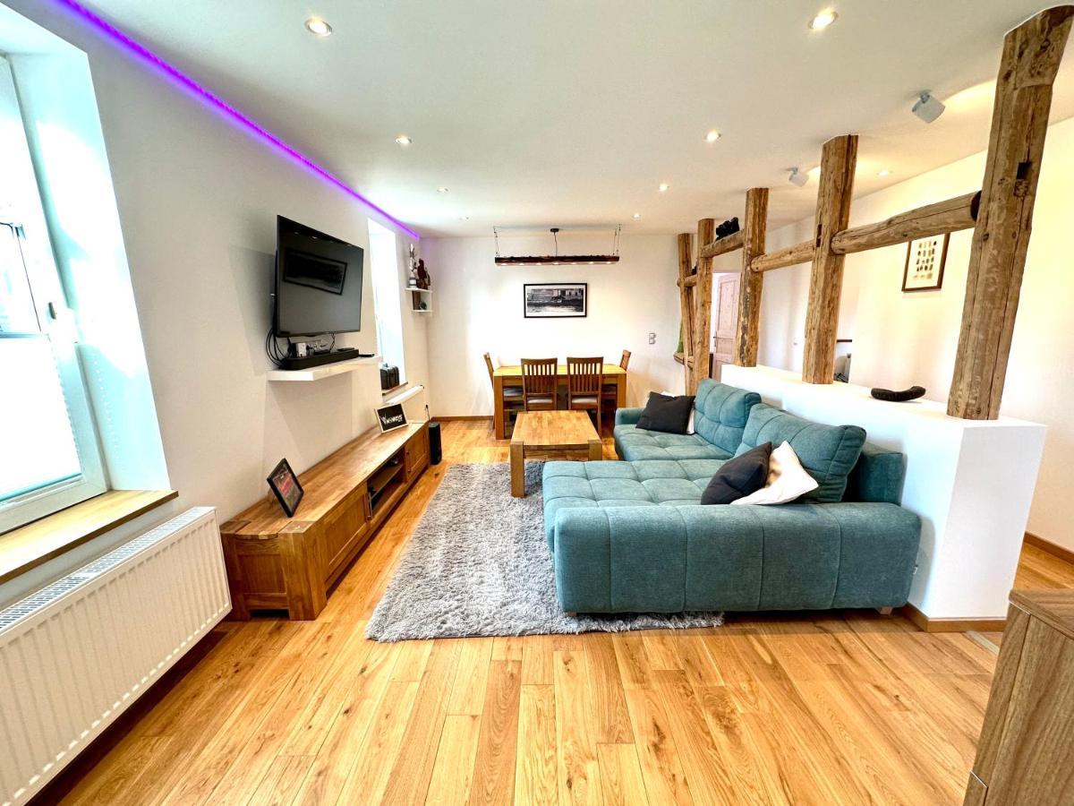 Ferienwohnung Zur Hohe Str バート・ランゲンザルツァ エクステリア 写真