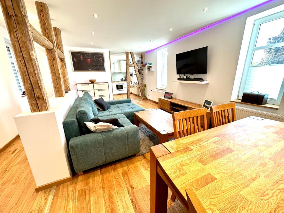 Ferienwohnung Zur Hohe Str バート・ランゲンザルツァ エクステリア 写真